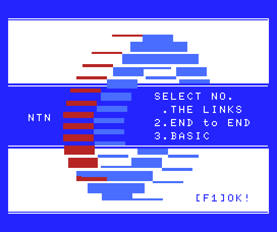 THE LINKS 起動画面